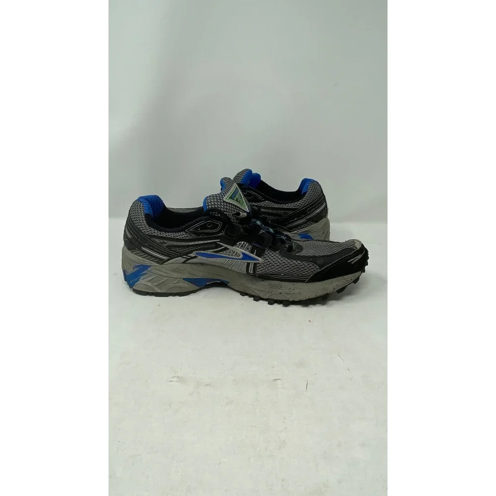 Brooks Adrenaline ASR Mens 10.5 Trail Running Shoes Gray Blue 1101011D460